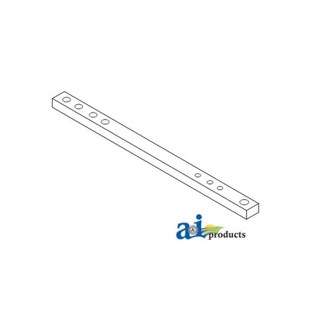 A & I Products Drawbar, Straight 34.75" x2" x1.25" A-C5NN805FSPL